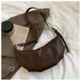 Large Capacity Retro Messenger Women Bag Soft Leather Single Shoulder Bag