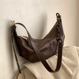 Large Capacity Retro Messenger Women Bag Soft Leather Single Shoulder Bag