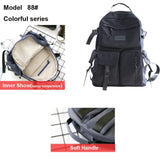 Nylon Women Backpack Multi-pocket Travel Rucksack Student School Bags