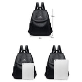 PU Leather Backpack Women High Capacity Shoulder Bag Lady Travel Backpack