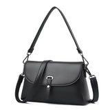 Soft PU Leather Retro Shoulder Bag Female Crossbody Bag Ladies Hasp Flap Bags