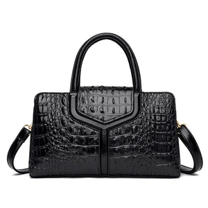 Women Croco PU Leather Tote Bags Handbags Ladies Shoulder Bags