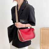 High Women Leather Shoulder Bag Handbag Cowhide Messenger Tote Bag