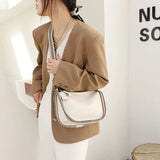 High Women Leather Shoulder Bag Handbag Cowhide Messenger Tote Bag