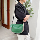 High Women Leather Shoulder Bag Handbag Cowhide Messenger Tote Bag