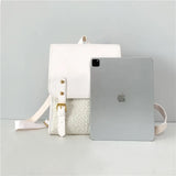 High Capacity PU Leather Women Backpack School Bag Girls Shoulder Bag
