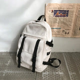 High-capacity Tooling Women Backpack Solid School Bag for Teenage Girls