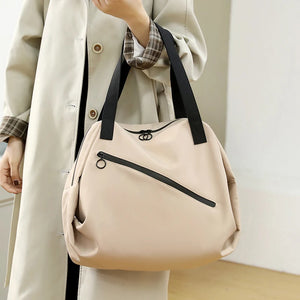 High Capacity Women's Shoulder Bag Nylon Tote Bags Shopping Mommy Travel