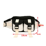 Hip Hop Waist Bag For Women Harajuku Crossbody Chest Bag Phone Pack