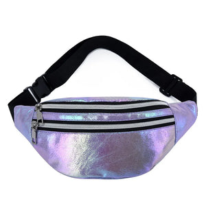Women's Holographic Laser Waist Bag