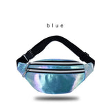 Holographic Fanny Pack Laser PU Waist Bag