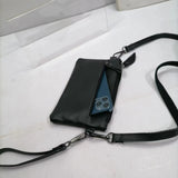100% Cowhide Leather Clutch Crossbody Bag Soft Mini Shoulder Purse
