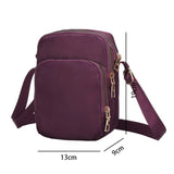 Women Crossbody Bags Zipper Mobile Phone Shoulder Bag Lady Multifunction Handbag