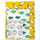Cotton Drawstring Pouch Cosmetics Travel Storage Bag