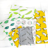 Cotton Drawstring Pouch Cosmetics Travel Storage Bag