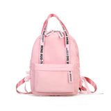 Leisure Letter Ribbon Printed Shoulder School-bag Backpack