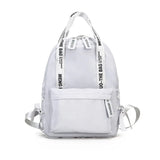 Leisure Letter Ribbon Printed Shoulder School-bag Backpack