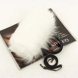 Women's Lady PU Leather & Faux Fur Handbag Shoulder Bag