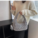 Hot Velvet Handle Bags Crescent Bag High Women Handbags With Mini Purse