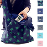 Foldable Green Shopping Bag Tote Folding Pouch Handbag
