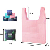 Foldable Green Shopping Bag Tote Folding Pouch Handbag