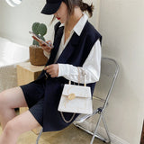 High Embroidery Crossbody Chain Bag for Women