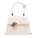 High Embroidery Crossbody Chain Bag for Women