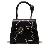 High Embroidery Crossbody Chain Bag for Women