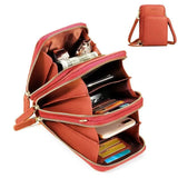 Lady Wallet PU Long Large Capacity Multifunctional Mini Bag Shoulder Bag