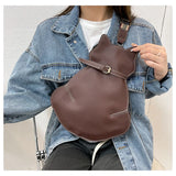 Red High Chest Bag Personality Cat Shoulder Women's Bag