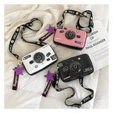Funny Camera Bag Women's Cross-Shoulder Square Bag