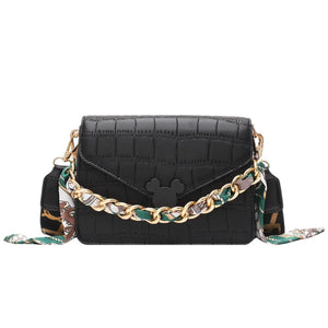 Stylish Serpentine Shoulder Bag Crossbody Messenger Handbag