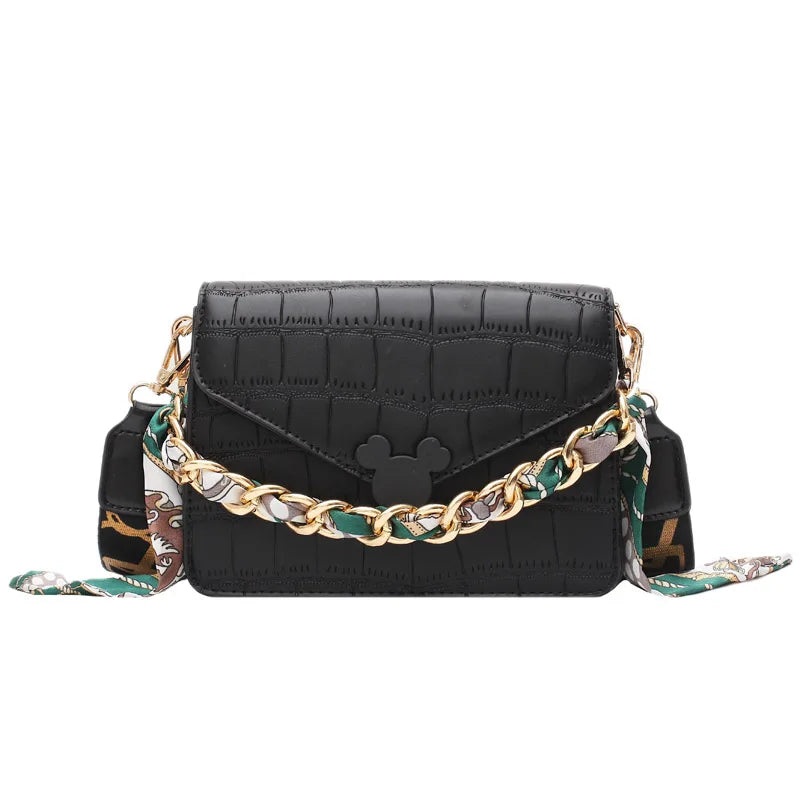 Stylish Serpentine Shoulder Bag Crossbody Messenger Handbag