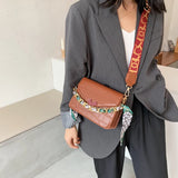 Stylish Serpentine Shoulder Bag Crossbody Messenger Handbag