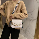Stylish Serpentine Shoulder Bag Crossbody Messenger Handbag