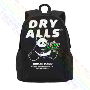 Dry Alls Panda Bear Large Capacity Backpack Gym Tote Bag