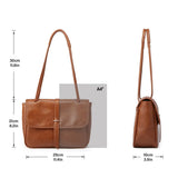 Soft Leather Flap Women's Crossbody Shoulder Bag Handbag Bolsa Feminina