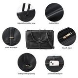 Soft Leather Flap Women's Crossbody Shoulder Bag Handbag Bolsa Feminina