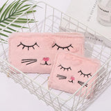 Cartoon Plush Wallets for Women Zipper Purse Handbag