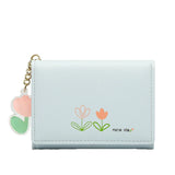 Small Leather Wallet Clutch Bag w/ Card ID Holder