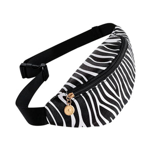 Leopard Print Small Chest Bag Before Christmas Backpack