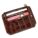 Neutral Buckle Wallet Card Holder Zipper Purse Small Size