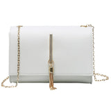 Tassel Shoulder Bag for Women with Letter Purse, Small Messenger Bag