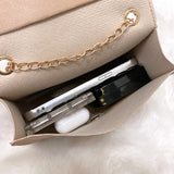 Women's Small Shoulder Bag Lattice Handbag Chain Messenger Crossbody Purse