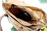 Ins Paper Rope Car Buckle One-shoulder Straw Woven Bag Handbag