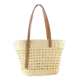 Ins Paper Rope Car Buckle One-shoulder Straw Woven Bag Handbag