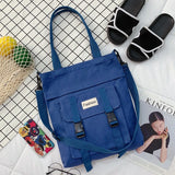 Canvas Messenger Bag Female Autumn Large-capacity Crossbody Shoulder Bag