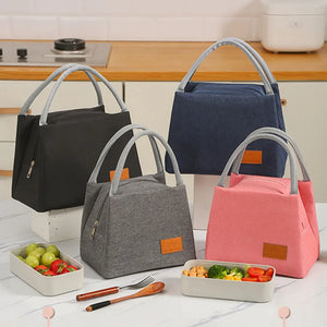 Insulation Lunch Bento Box Bag Portable Thermal Picnic