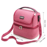 Thermal Lunch Bag for Outdoor Activities - Food Cooler Bag for Snacks and Meals