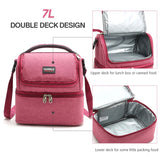 Thermal Lunch Bag for Outdoor Activities - Food Cooler Bag for Snacks and Meals